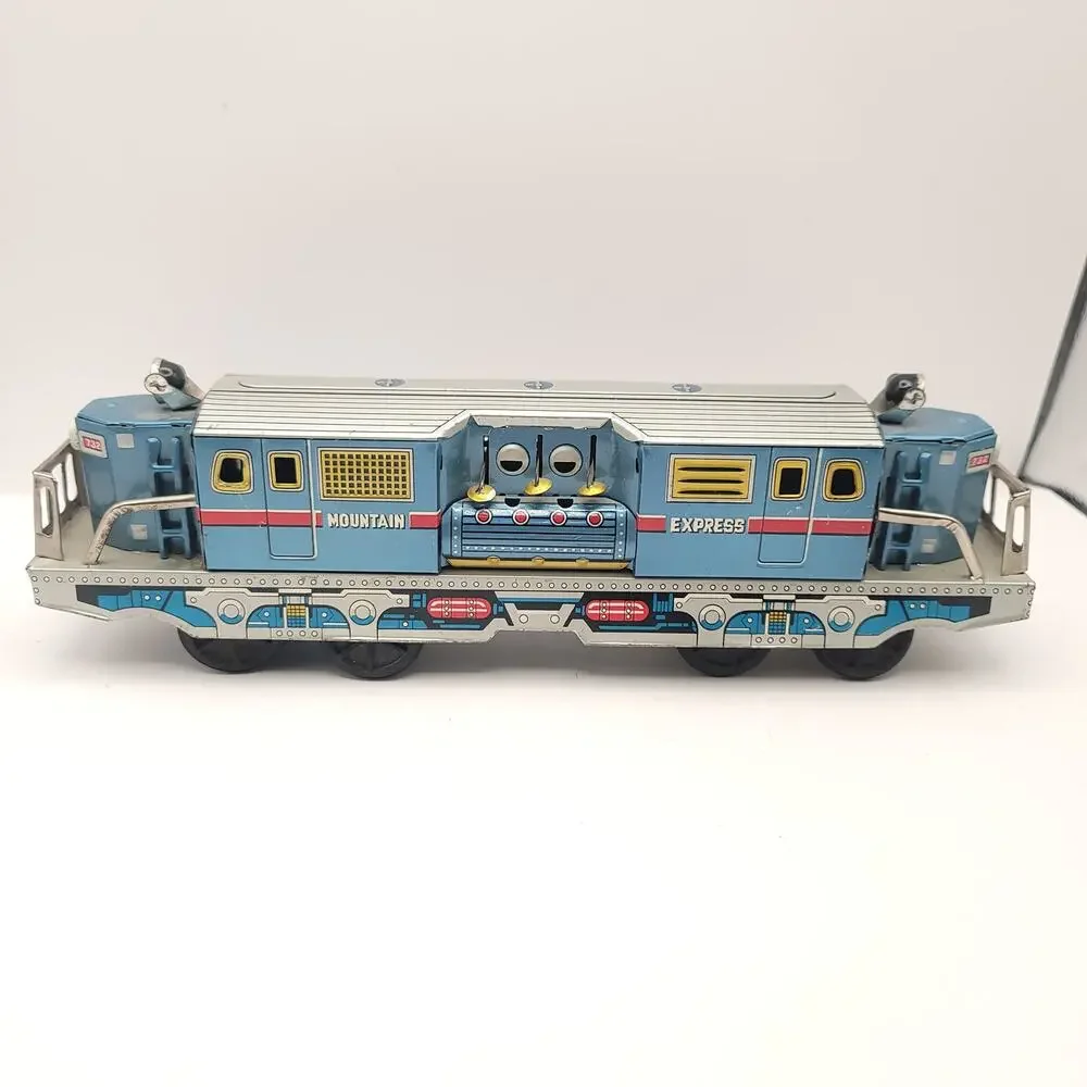 Vintage Japan Japanese Mountain Express Tin Train 1950s 60s